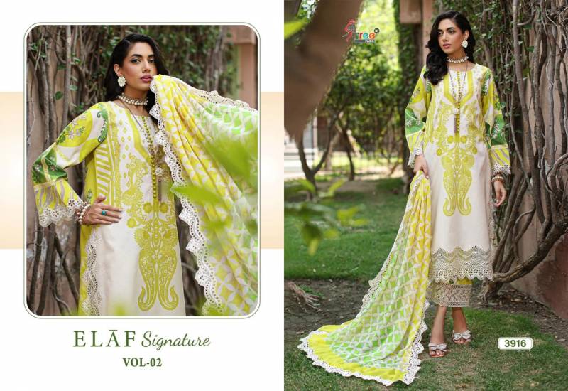 Shree Elaf Signature Vol 2 Chiffon Dupatta Pakistani Salwar Kameez