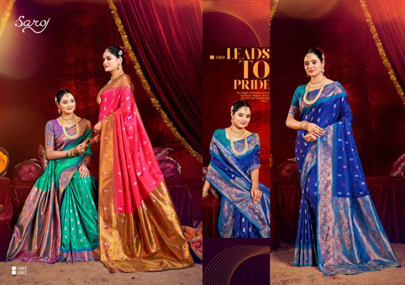 Saroj Dreams Silk Vol 1 Traditional Wear Fancy Silk Saree Collection