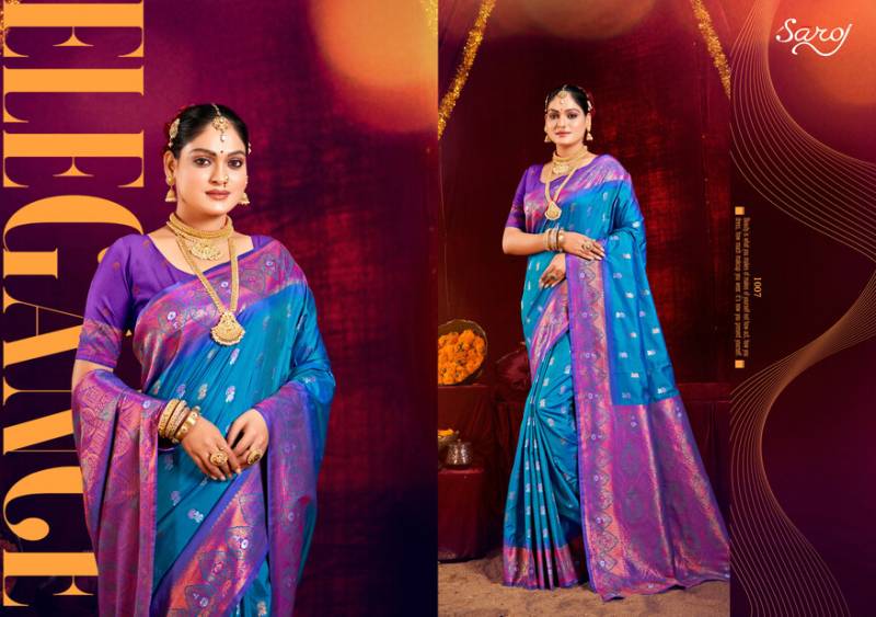 Saroj Dreams Silk Vol 1 Traditional Wear Fancy Silk Saree Collection