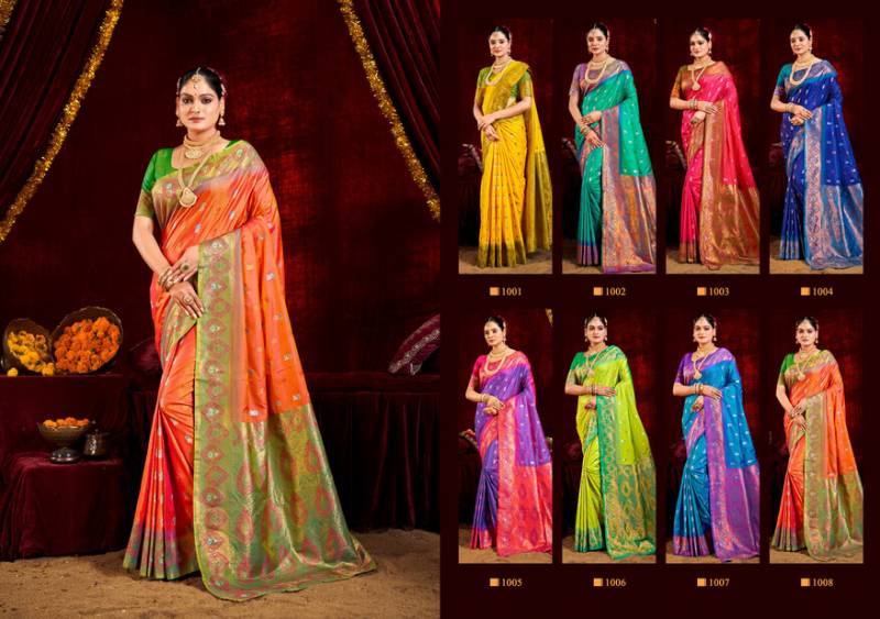 Saroj Dreams Silk Vol 1 Traditional Wear Fancy Silk Saree Collection