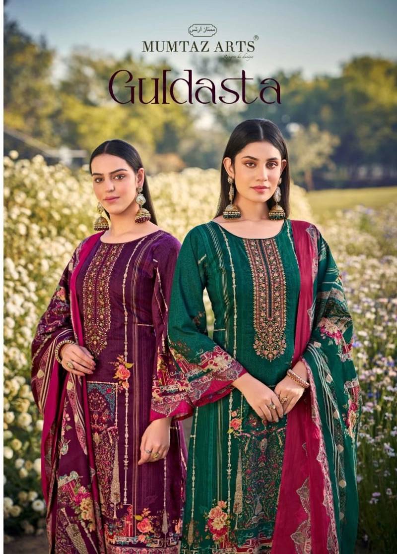 Mumtaz Guldasta Lawn Cotton Digital Printed Dress Material Collection