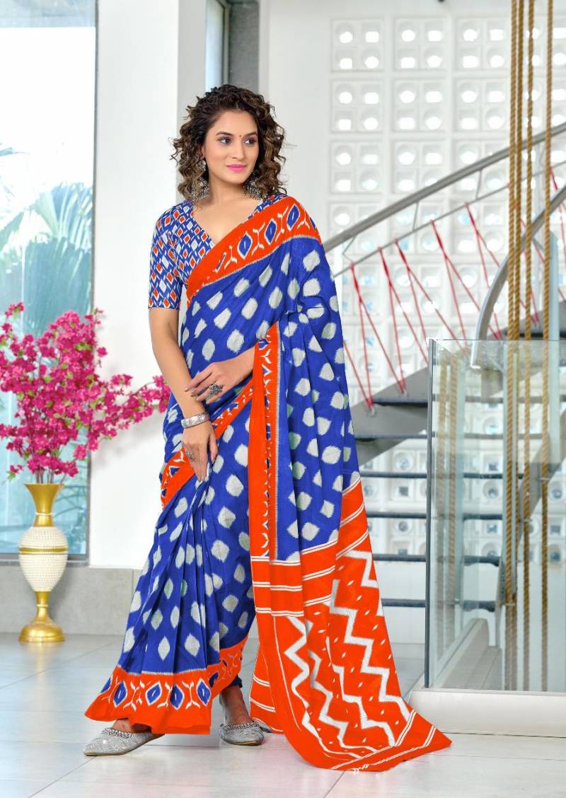 Df Darbari Cotton Printed Fancy Festive Wear Saree Collection