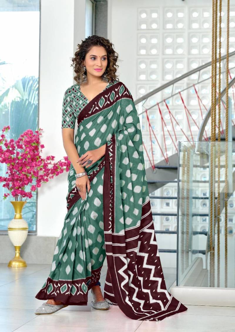 Df Darbari Cotton Printed Fancy Festive Wear Saree Collection