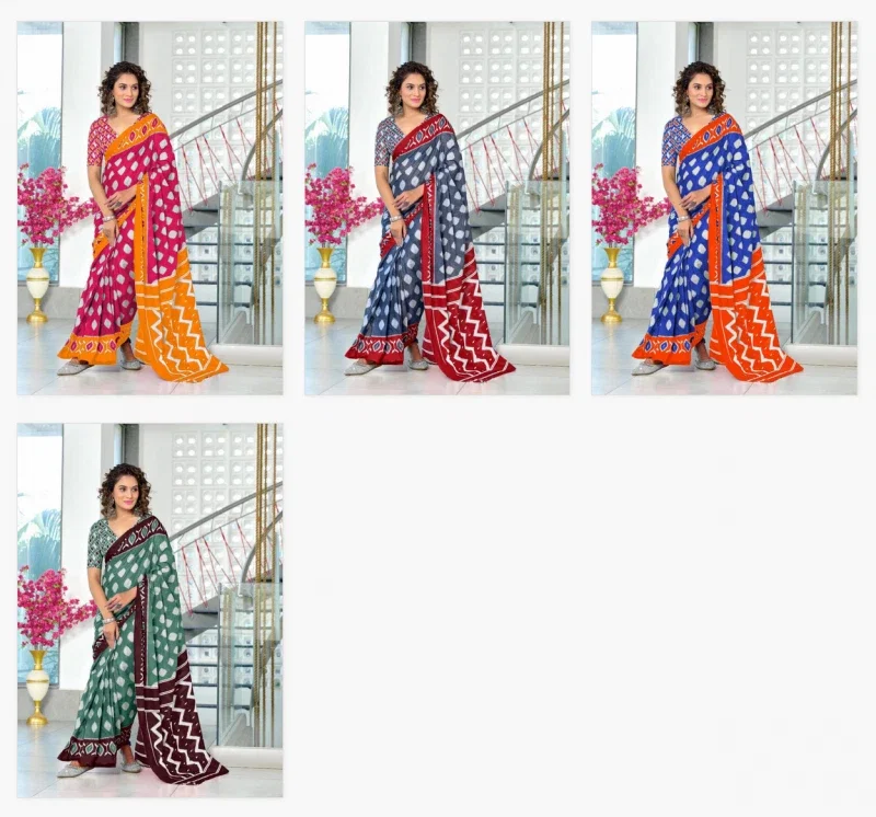 Df Darbari Cotton Printed Fancy Festive Wear Saree Collection
