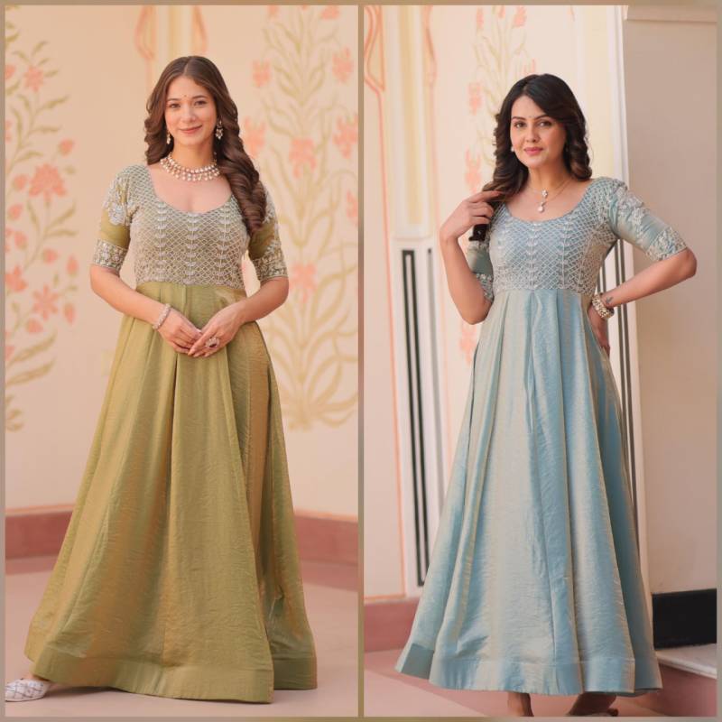 Luna Vol 52 Fendy Embroidered Stylish Gown With Dupatta Collection