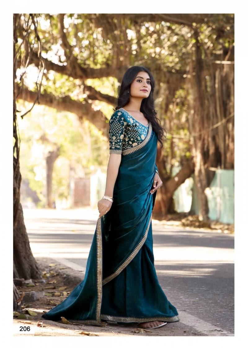 Kashvi Magnolia Vol 2 Malai Silk Embroidered Saree Collection
