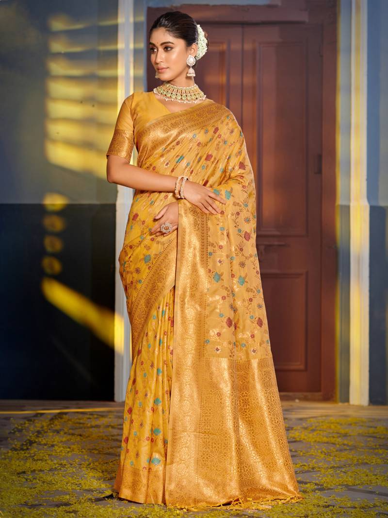 Ast Swarnika Traditional Wear Stylish Banarasi Silk Saree Collection