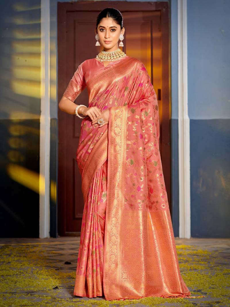 Ast Swarnika Traditional Wear Stylish Banarasi Silk Saree Collection