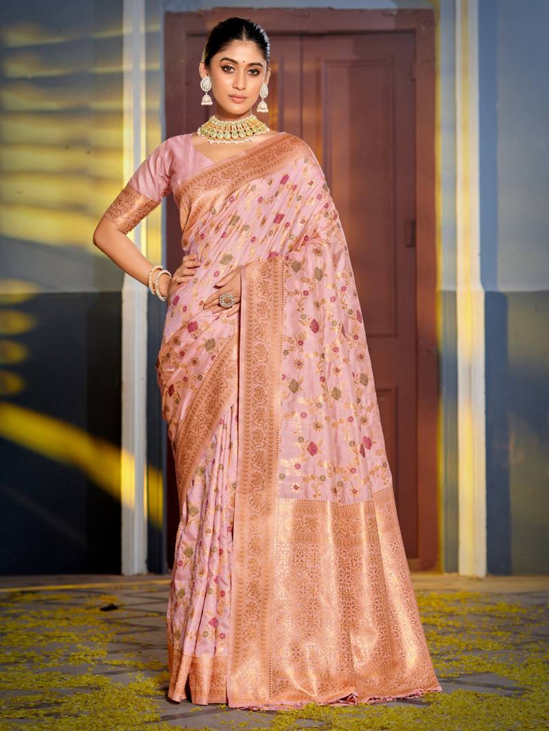 Ast Swarnika Traditional Wear Stylish Banarasi Silk Saree Collection