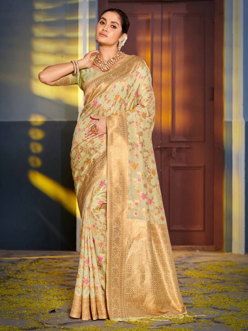 Ast Swarnika Traditional Wear Stylish Banarasi Silk Saree Collection