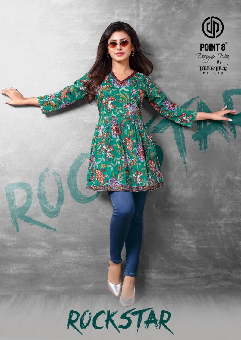 Deeptex Rockstar Vol 1 Casual Wear Cotton Printed Tunic Collection