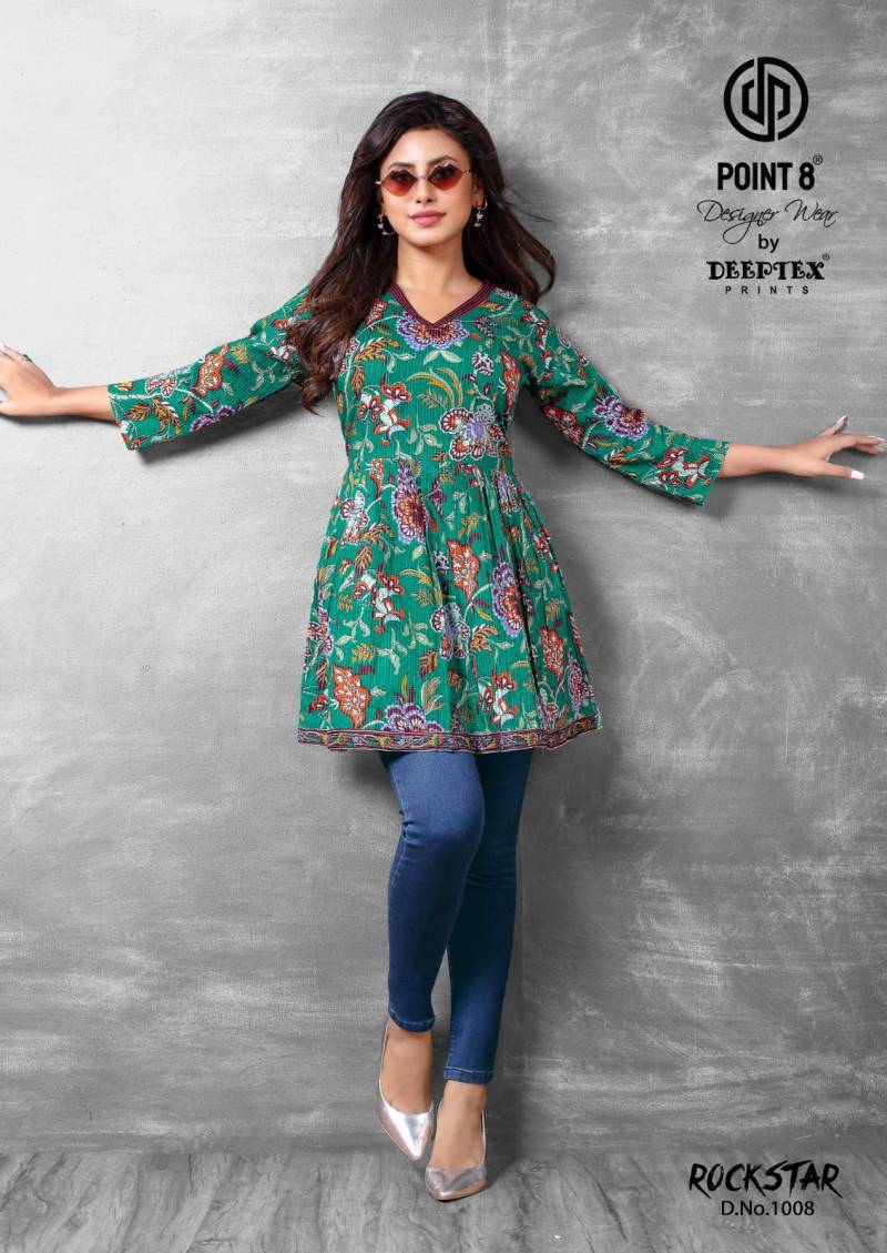 Deeptex Rockstar Vol 1 Casual Wear Cotton Printed Tunic Collection