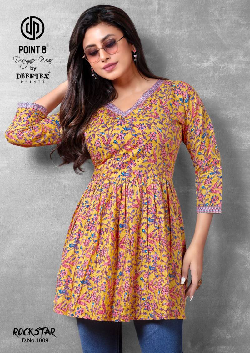 Deeptex Rockstar Vol 1 Casual Wear Cotton Printed Tunic Collection