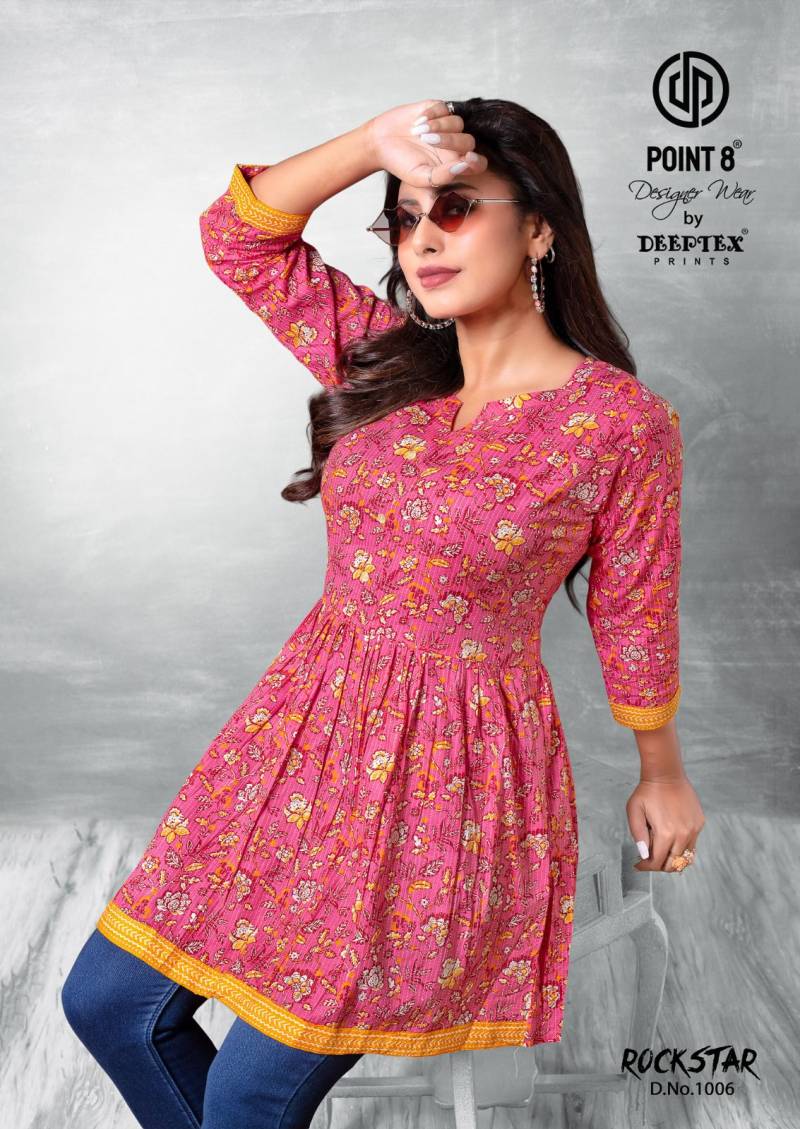 Deeptex Rockstar Vol 1 Casual Wear Cotton Printed Tunic Collection