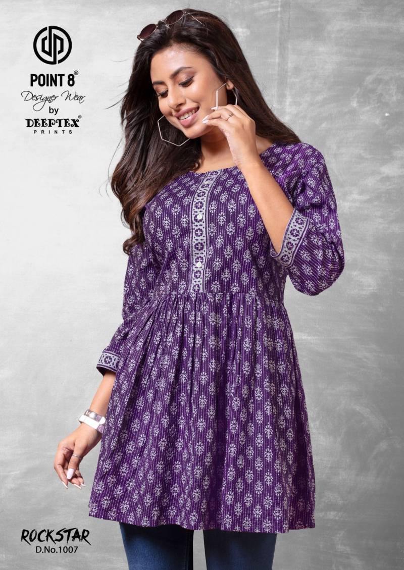 Deeptex Rockstar Vol 1 Casual Wear Cotton Printed Tunic Collection