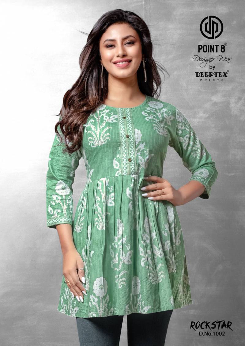 Deeptex Rockstar Vol 1 Casual Wear Cotton Printed Tunic Collection