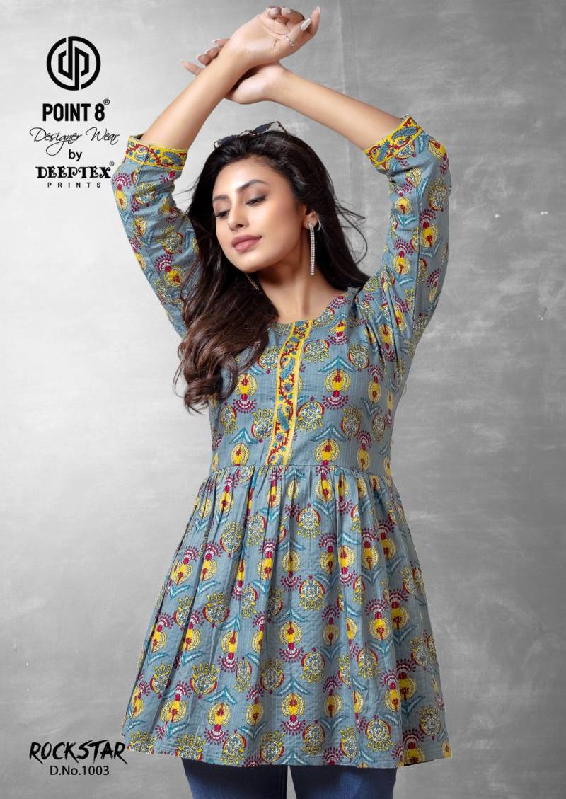 Deeptex Rockstar Vol 1 Casual Wear Cotton Printed Tunic Collection