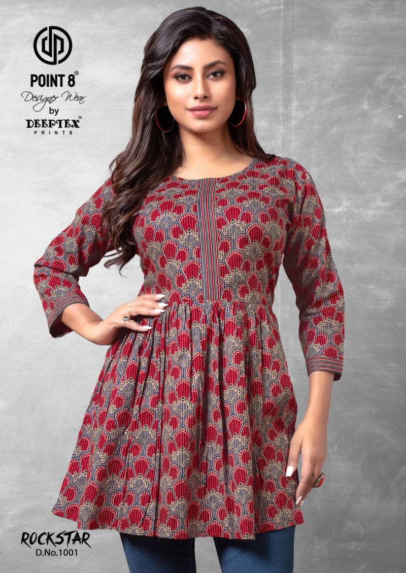 Deeptex Rockstar Vol 1 Casual Wear Cotton Printed Tunic Collection