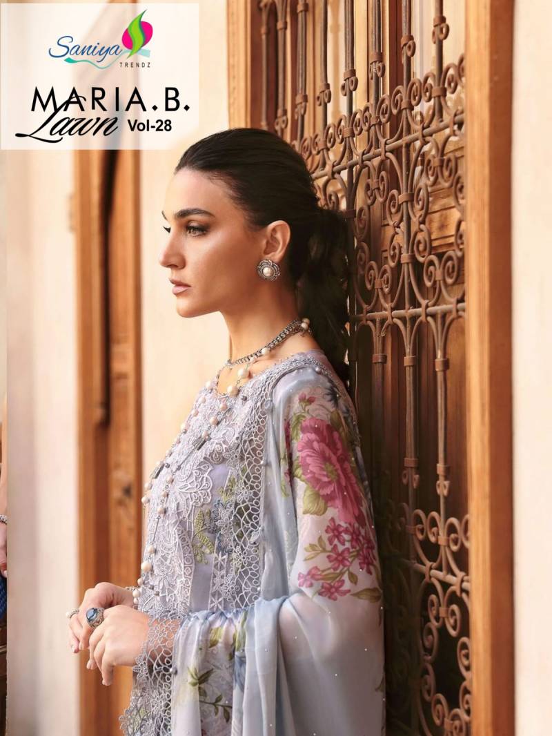 Saniya Maria B Lawn Vol 28 Pakistani Salwar Suit Collection