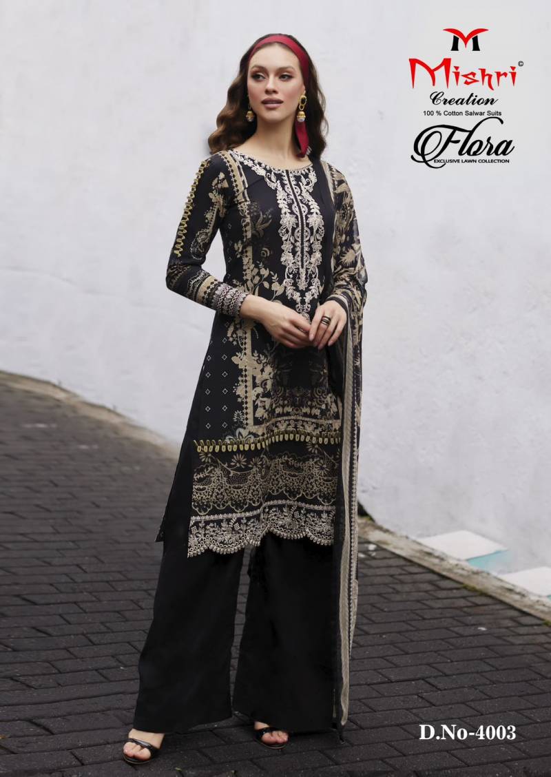 Mishri Flora 4 Lawn Cotton Printed Dress Material Collection