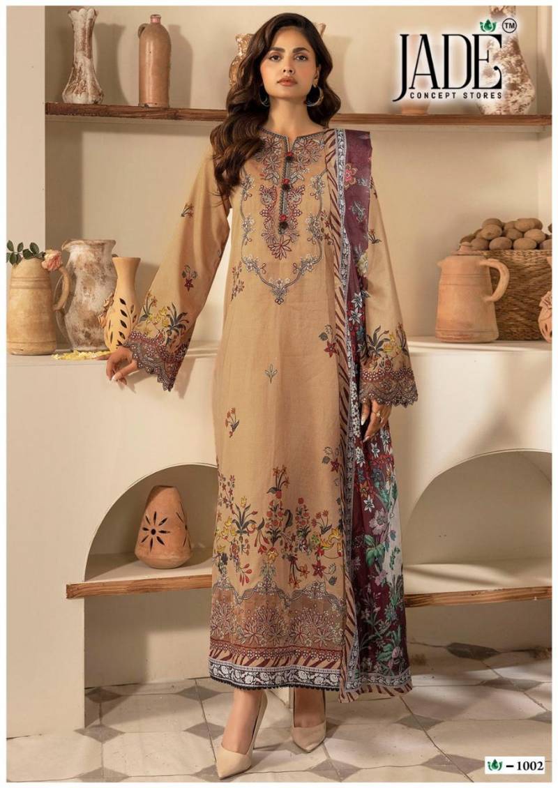 Jade Crimson Exclusive Lawn Vol 10 Dress Material Collection