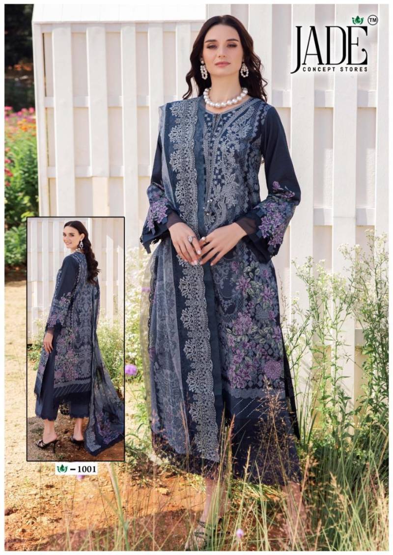Jade Crimson Exclusive Lawn Vol 10 Dress Material Collection