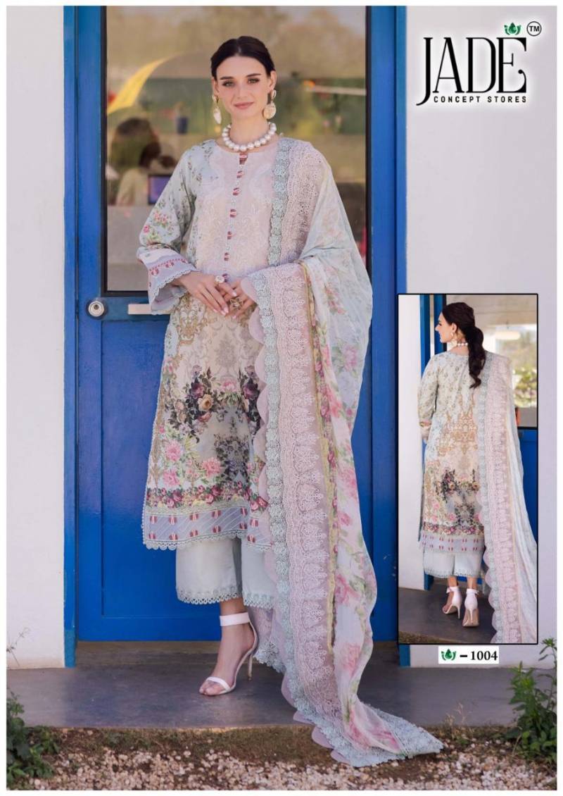 Jade Crimson Exclusive Lawn Vol 10 Dress Material Collection