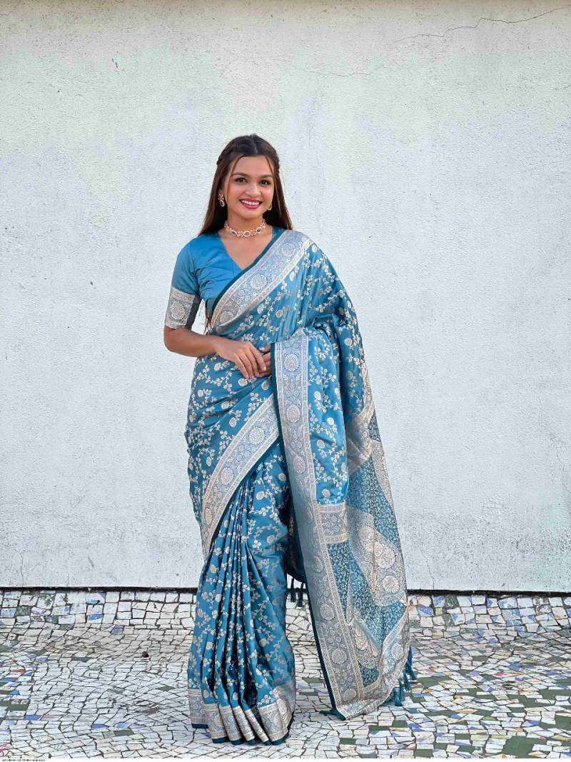 Banarasi 40184 Traditional Wear Banarasi Silk Saree Collection