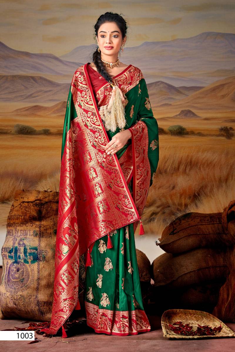 Saroj Mitali Silk Vol 4 Traditional Wear Fancy Silk Saree Collection