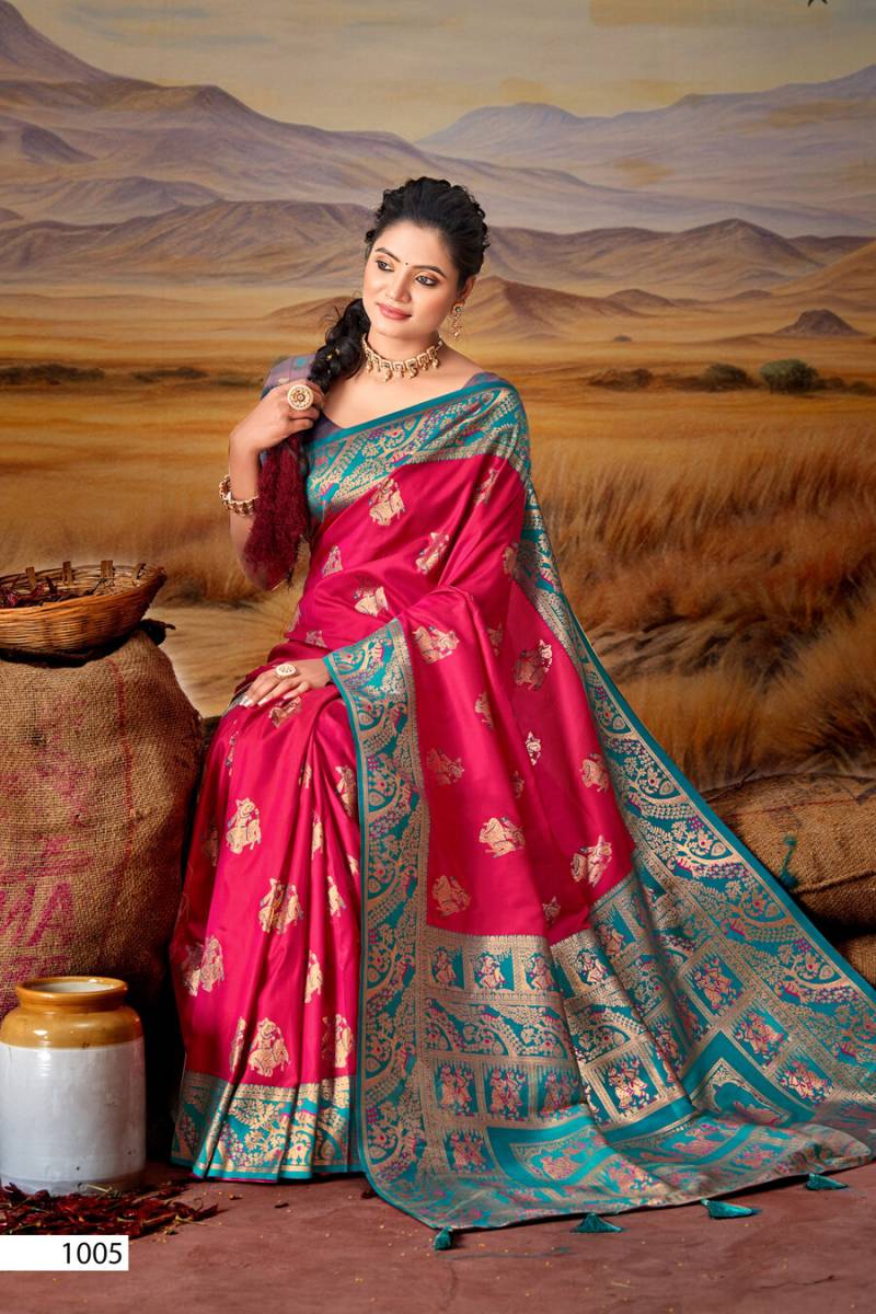 Saroj Mitali Silk Vol 4 Traditional Wear Fancy Silk Saree Collection