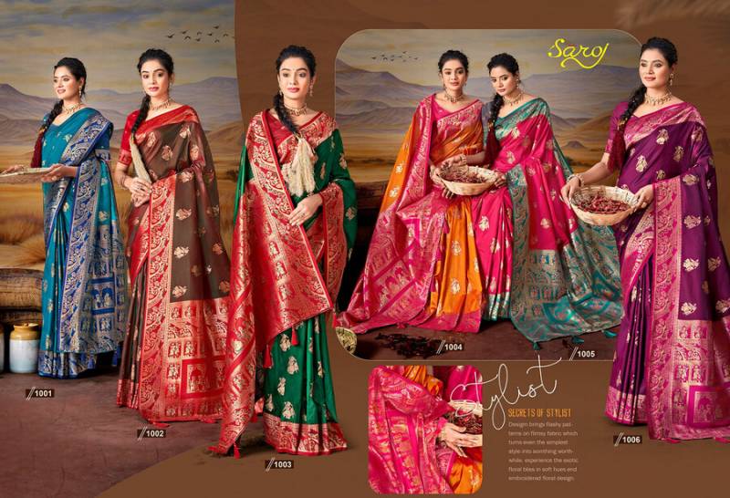 Saroj Mitali Silk Vol 4 Traditional Wear Fancy Silk Saree Collection