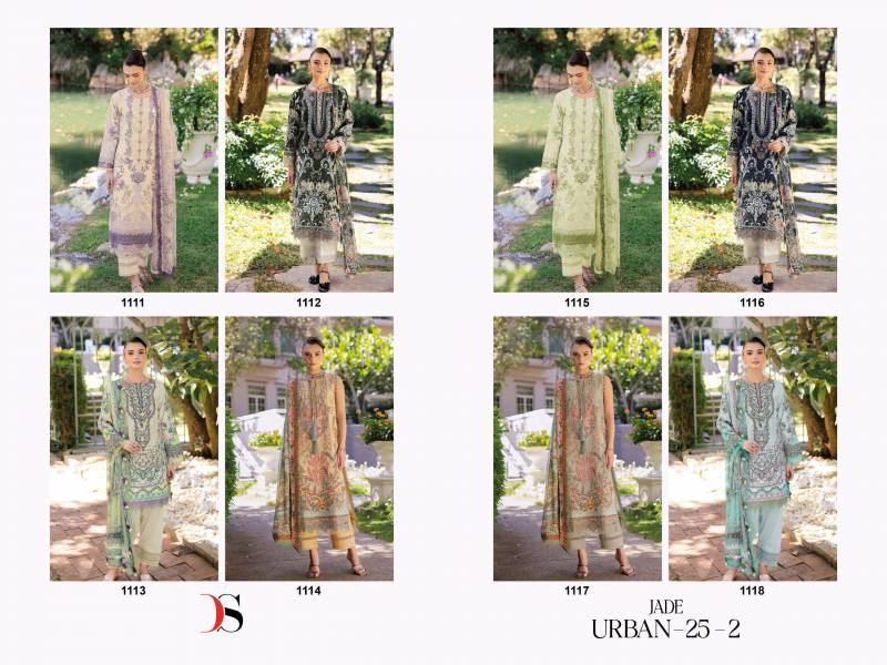 Deepsy Jade Urban 25 Vol 2 Chiffon Dupatta Pakistani Suit Collection