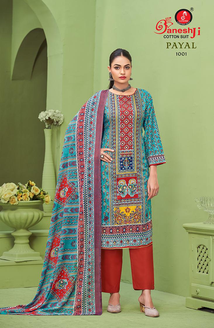 Ganeshji Payal Vol 1 Karachi Cotton Printed Dress Material Collection