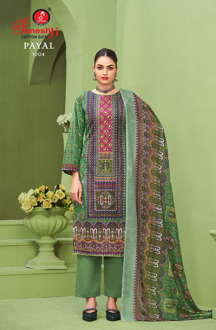 Ganeshji Payal Vol 1 Karachi Cotton Printed Dress Material Collection