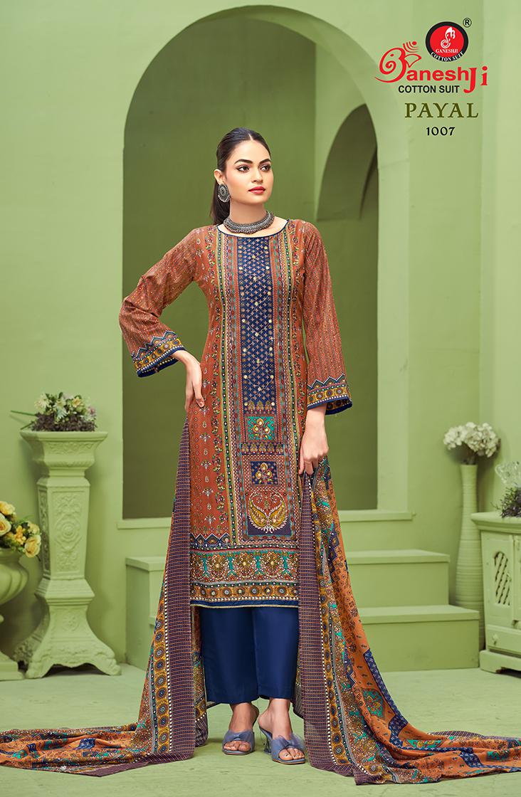 Ganeshji Payal Vol 1 Karachi Cotton Printed Dress Material Collection