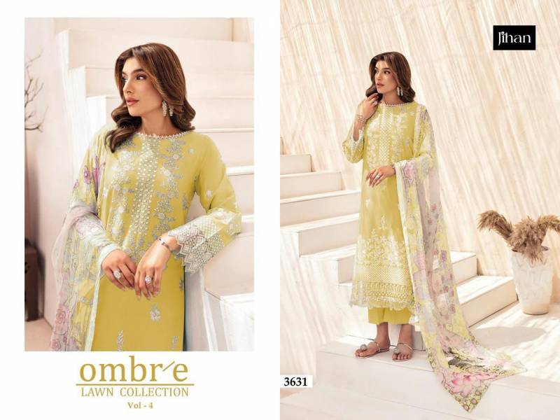 Jihan Ombre Lawn Vol 4 Cotton Dupatta Pakistani Salwar Suits