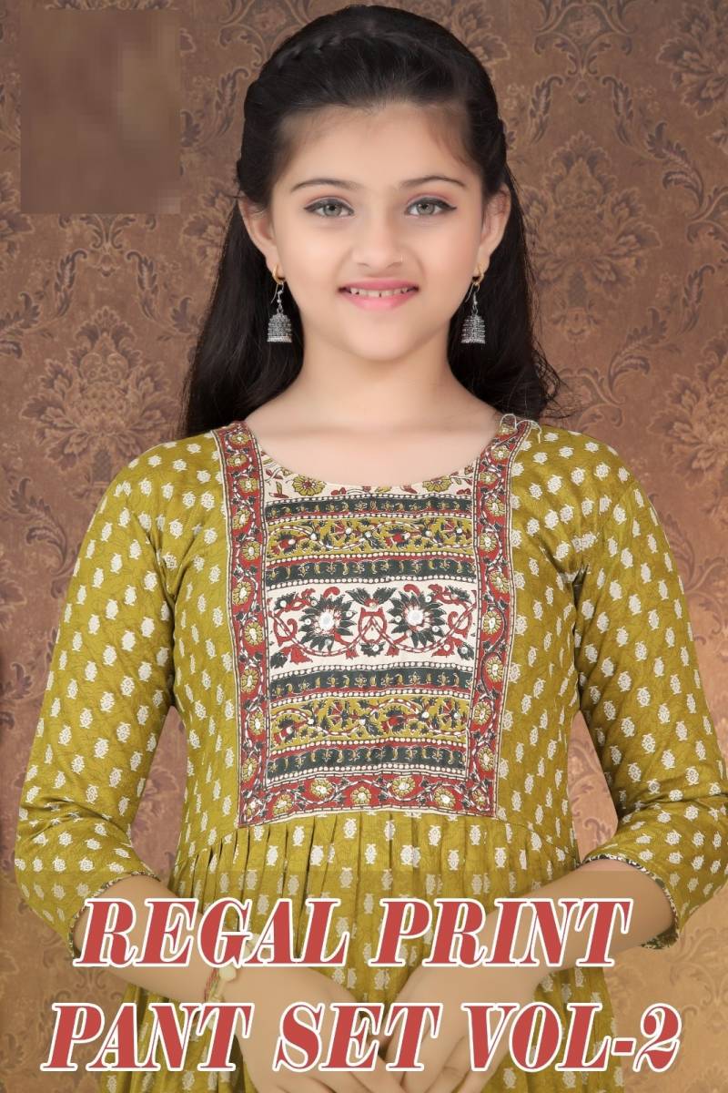 Regal Print Pant Set Vol 2 Cotton Printed Kids Readymade Collection