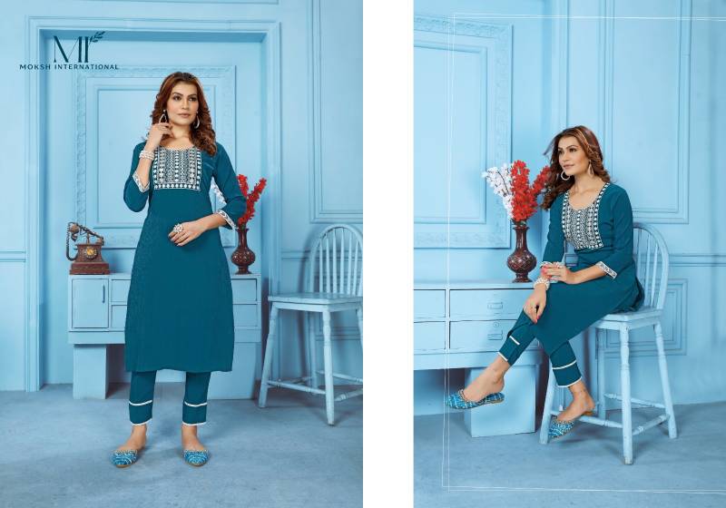 Moksh Goldy Vol 2 Cotton Kurti With Bottom Collection