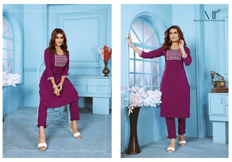 Moksh Goldy Vol 2 Cotton Kurti With Bottom Collection