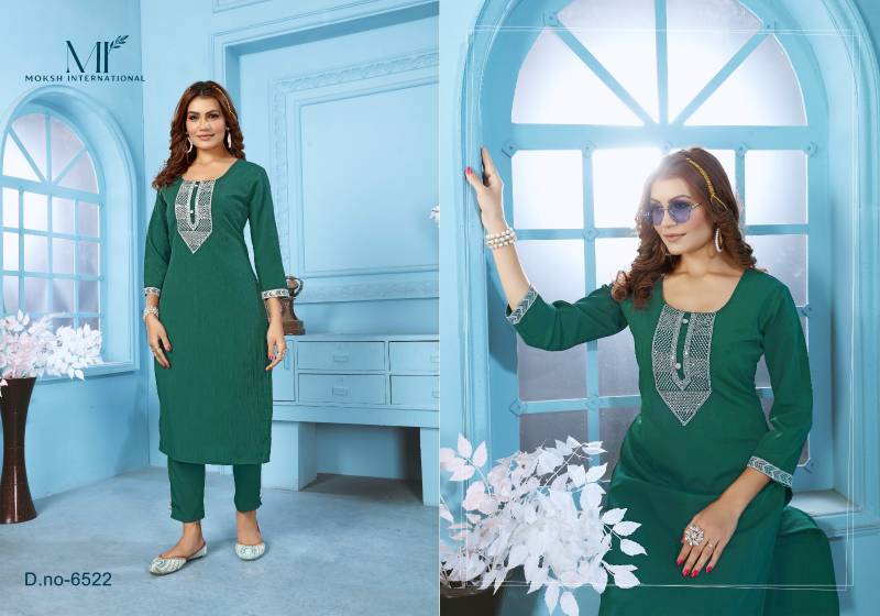 Moksh Goldy Vol 2 Cotton Kurti With Bottom Collection