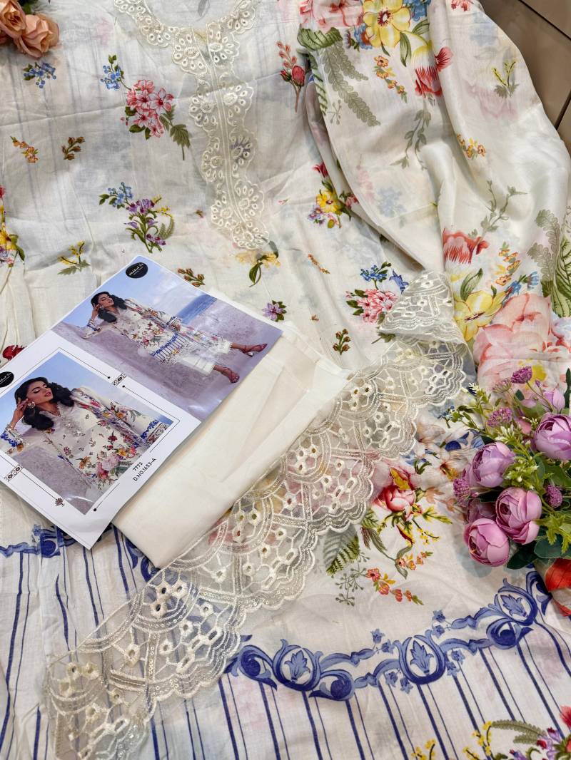 Mehboob Tex 1653 A And B Chiffon Dupatta Pakistani Salwar Suits