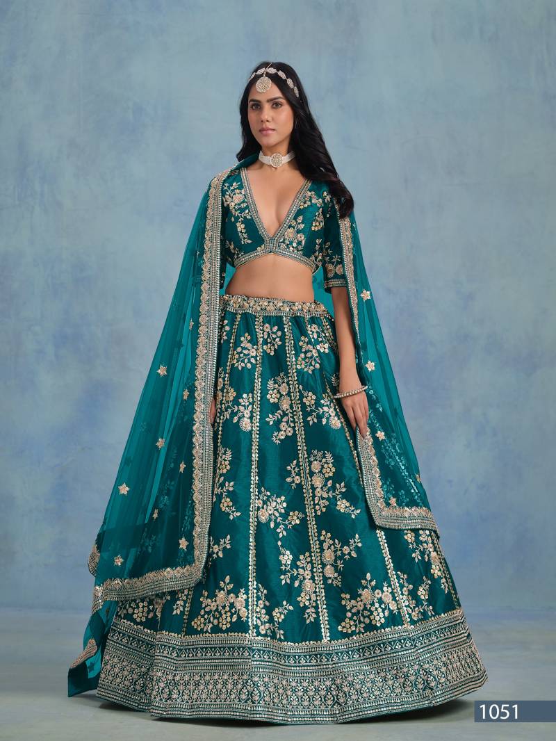 Mehvish Sheilja Art Silk Designer Lehenga Choli Collection