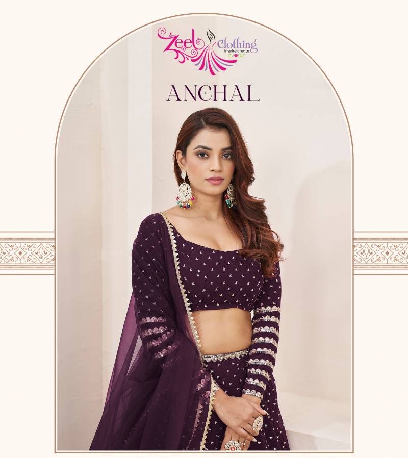 Zeel Anchal Georgette Designer Lehenga Choli Collection