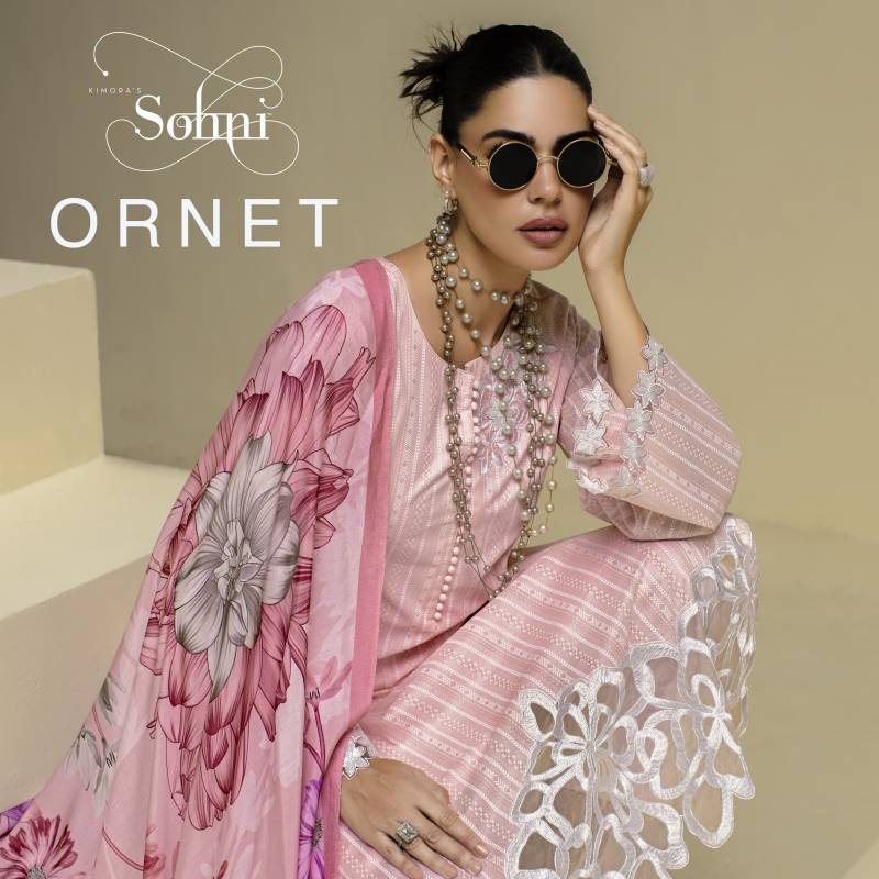 Kimora Heer Sohni Ornet Lawn Cotton Salwar Suits Collection