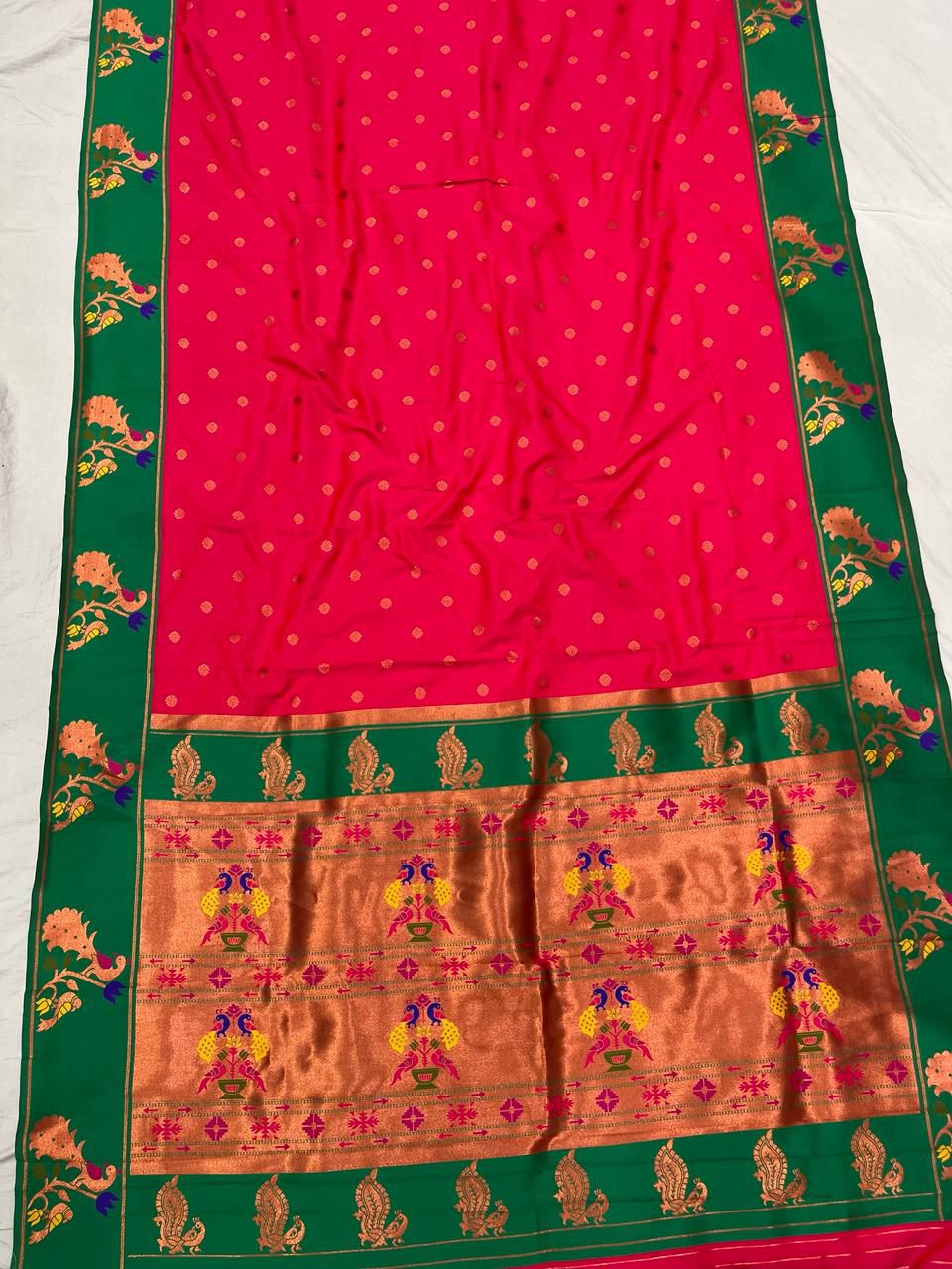 Lekha MN Paithani Soft Pethani Silk Zari Weaving Saree Collection
