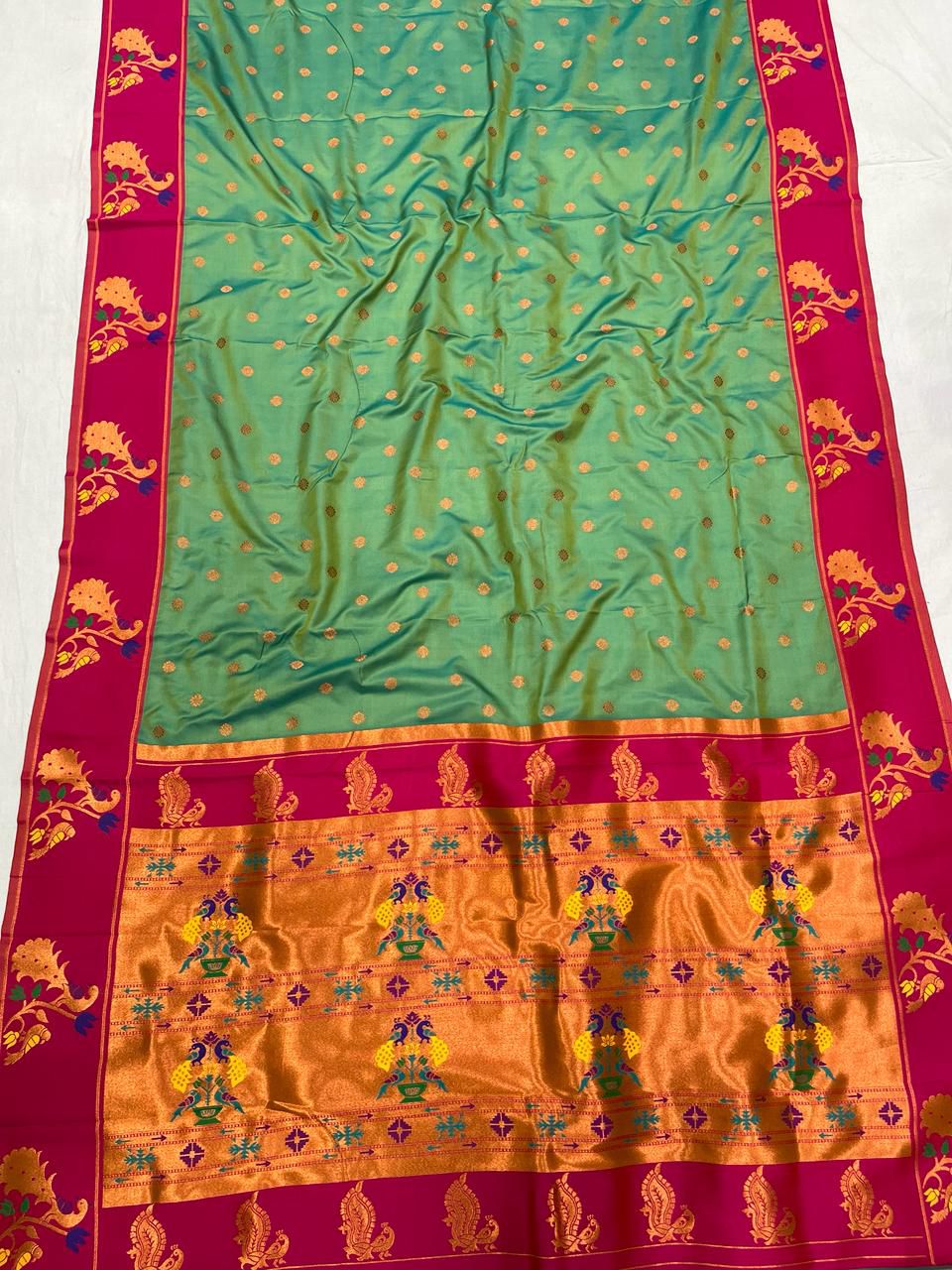 Lekha MN Paithani Soft Pethani Silk Zari Weaving Saree Collection