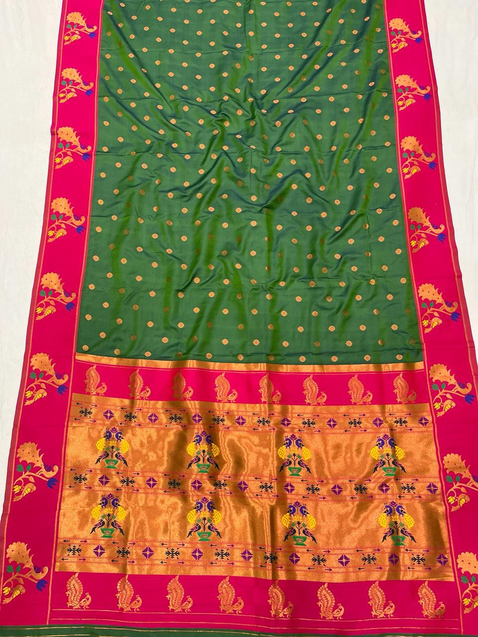 Lekha MN Paithani Soft Pethani Silk Zari Weaving Saree Collection
