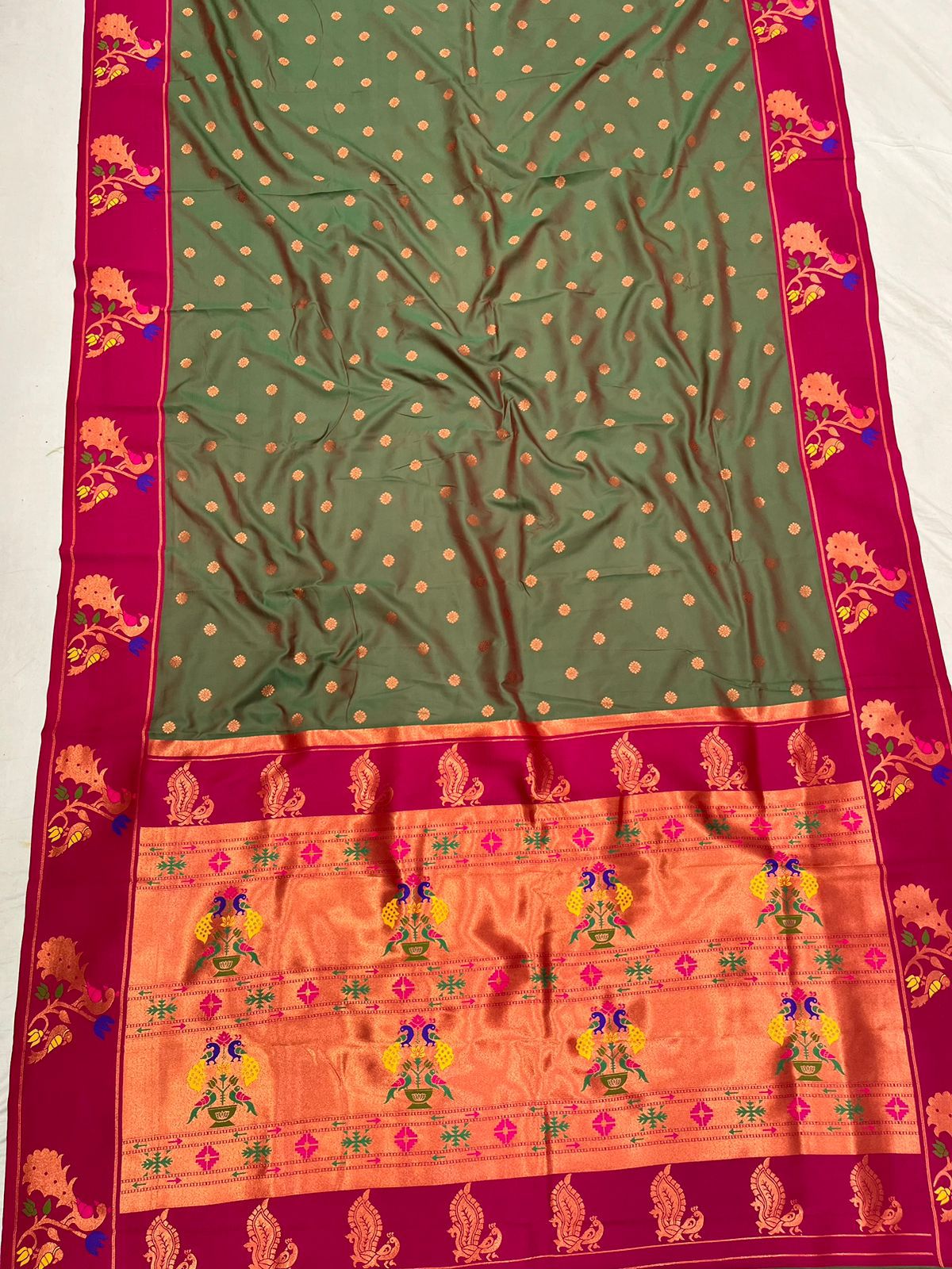 Lekha MN Paithani Soft Pethani Silk Zari Weaving Saree Collection