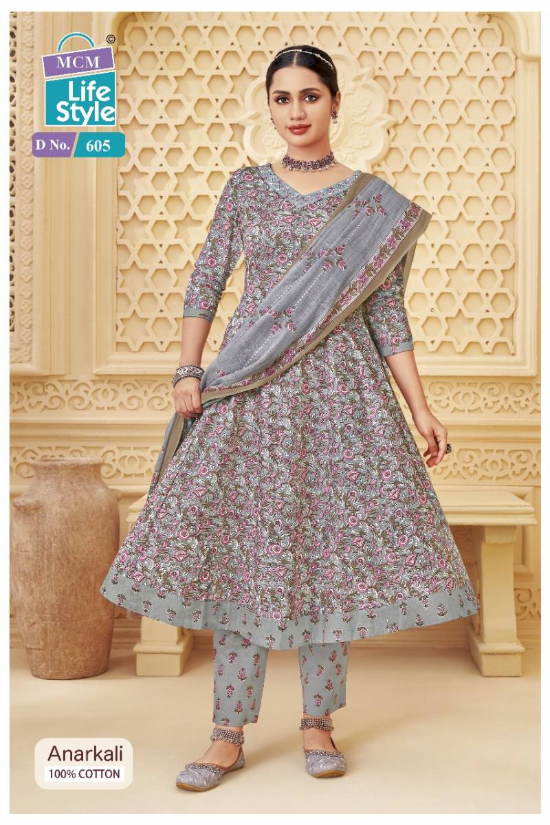 Mcm Anarkali Vol 6 Cotton Readymade Suit Collection