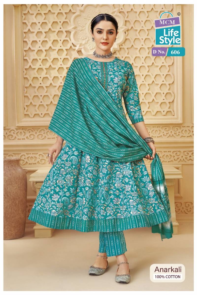 Mcm Anarkali Vol 6 Cotton Readymade Suit Collection